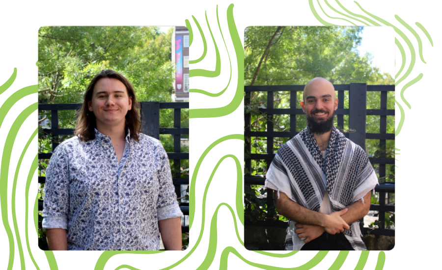 the officer team standing outside